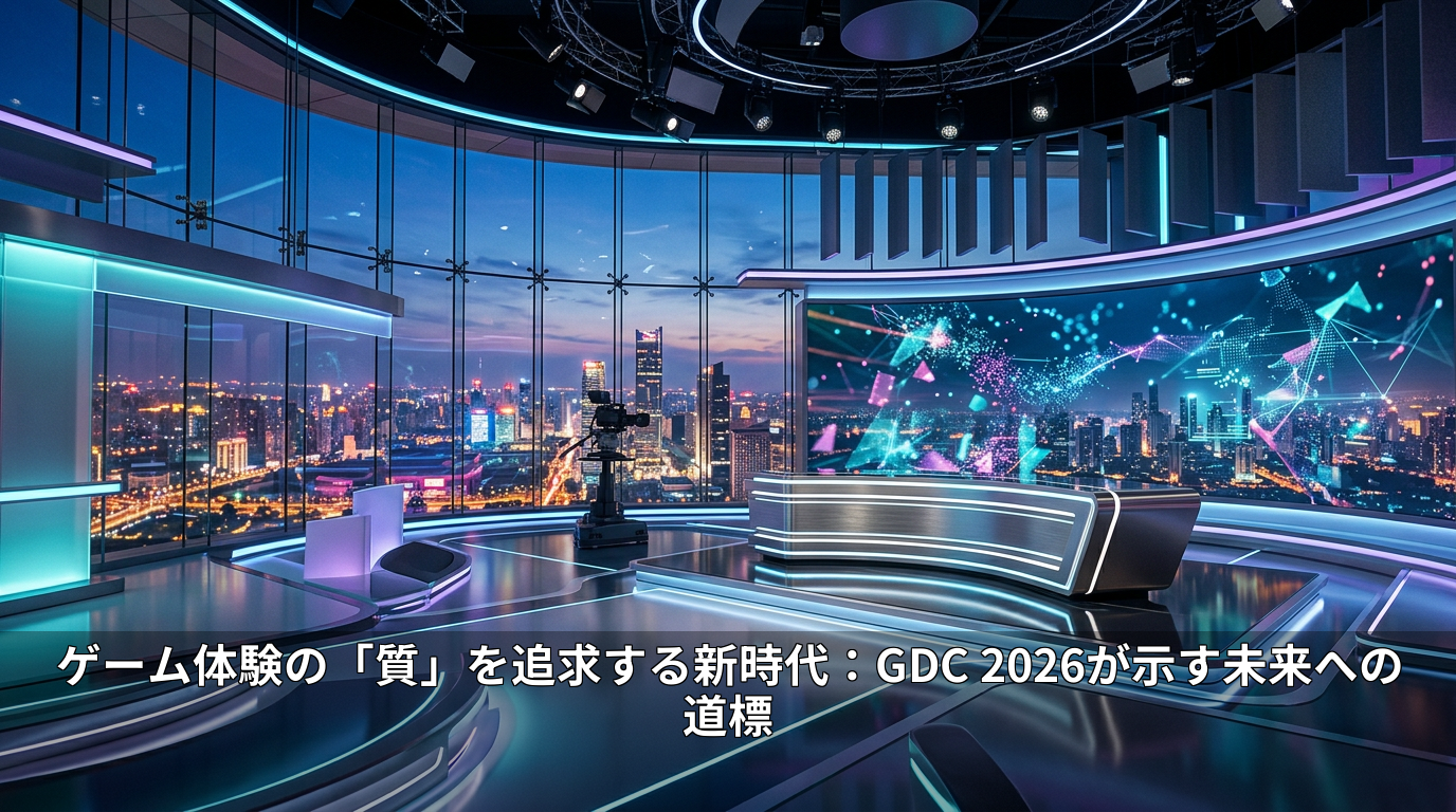 ゲーム体験の「質」を追求する新時代:GDC 2026が示す未来への道標
