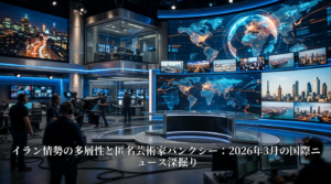 イラン情勢の多層性と匿名芸術家バンクシー:2026年3月の国際ニュース深掘り