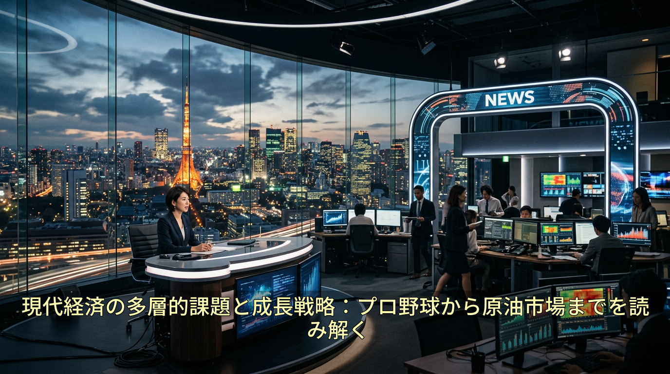 現代経済の多層的課題と成長戦略:プロ野球から原油市場までを読み解く