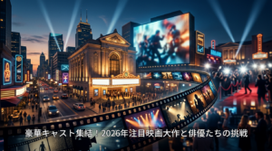 豪華キャスト集結！2026年注目映画大作と俳優たちの挑戦