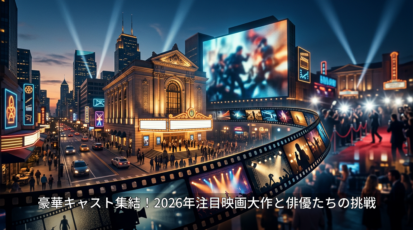 豪華キャスト集結！2026年注目映画大作と俳優たちの挑戦