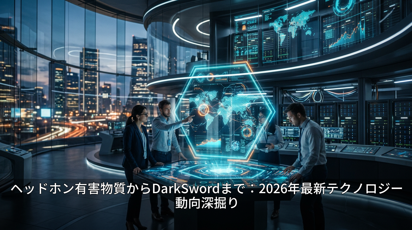 ヘッドホン有害物質からDarkSwordまで:2026年最新テクノロジー動向深掘り