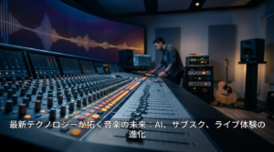 最新テクノロジーが拓く音楽の未来:AI、サブスク、ライブ体験の進化