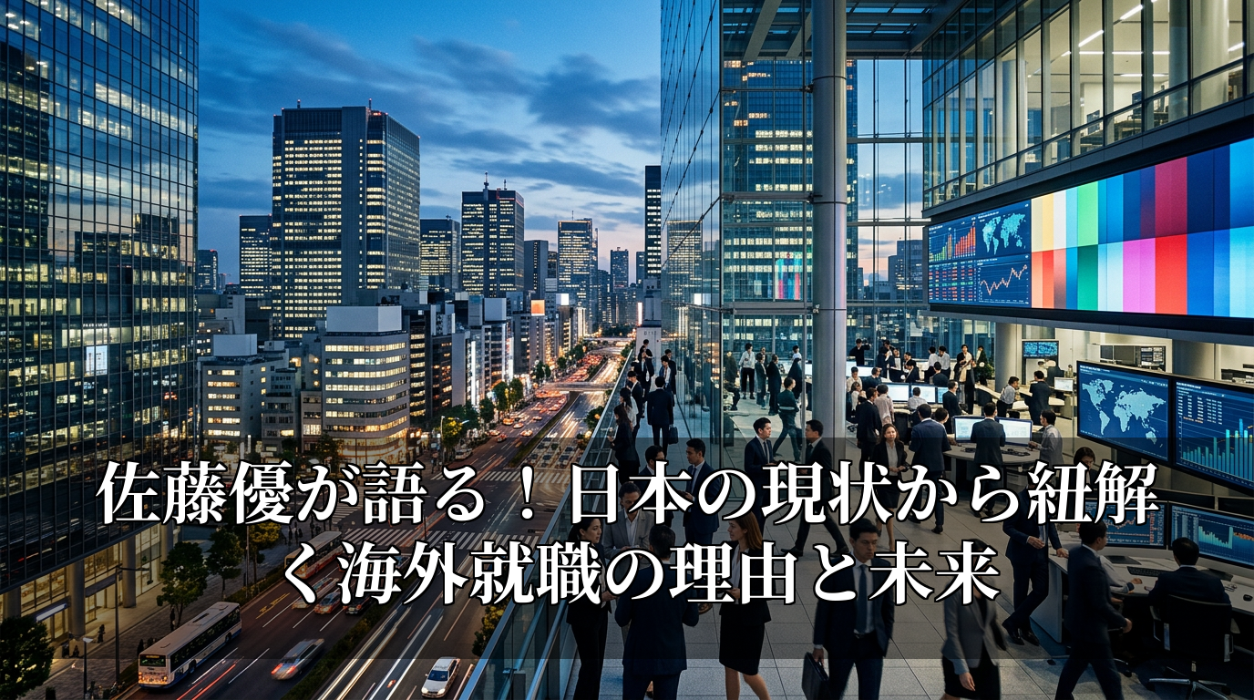 佐藤優が語る!日本の現状から紐解く海外就職の理由と未来