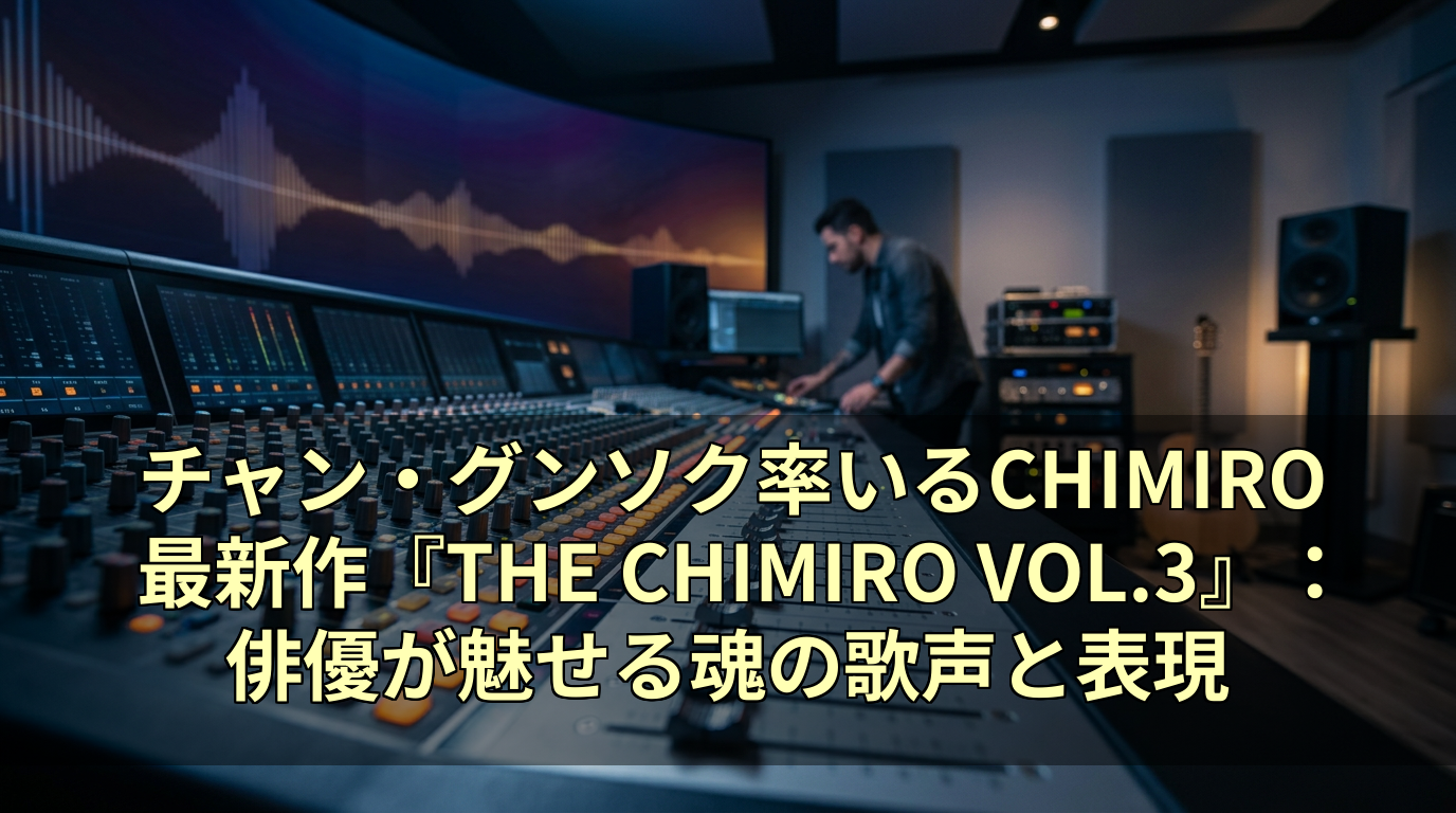チャン・グンソク率いるCHIMIRO最新作『THE CHIMIRO VOL.3』:俳優が魅せる魂の歌声と表現