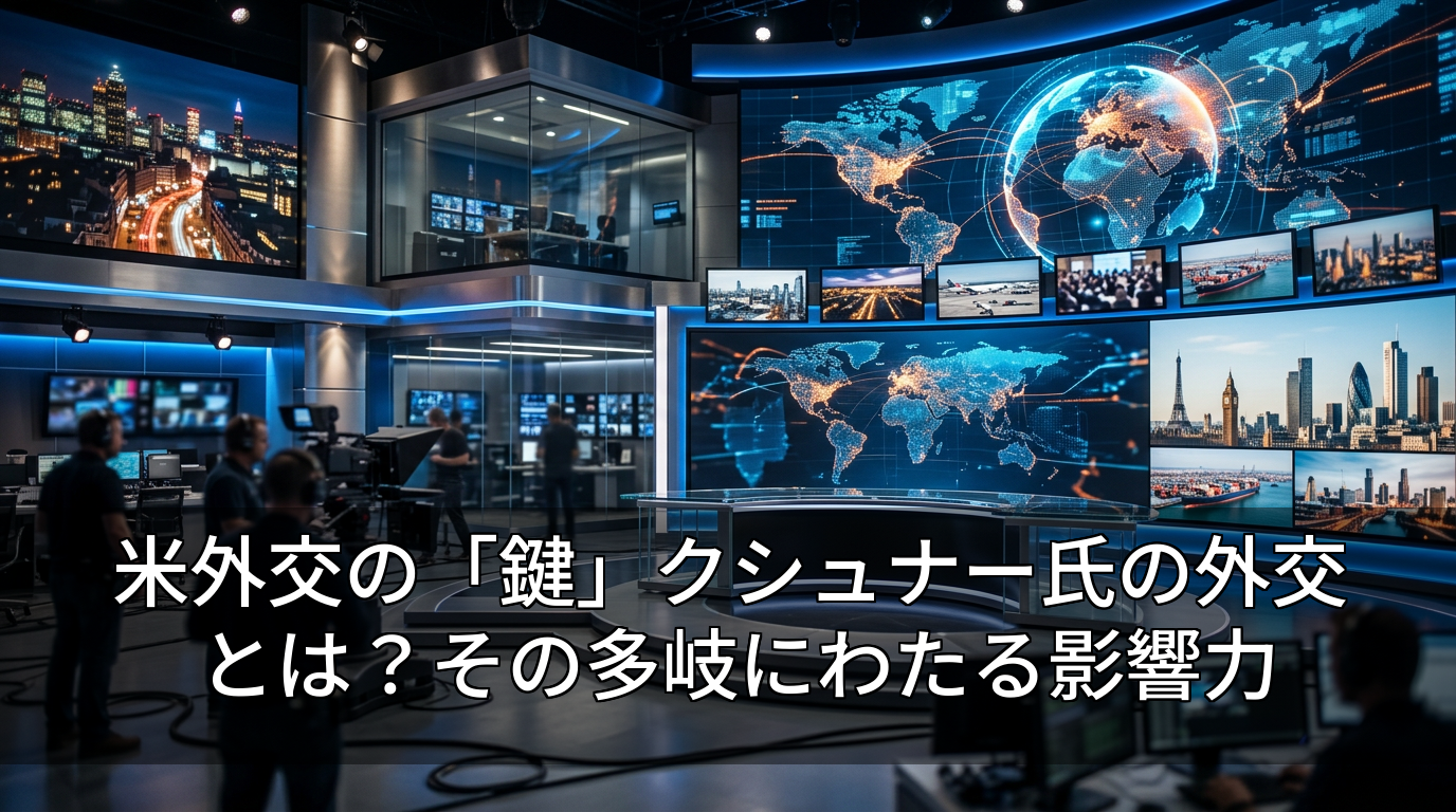 米外交の「鍵」クシュナー氏の外交とは？その多岐にわたる影響力