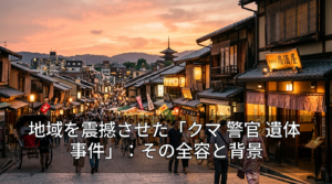 地域を震撼させた「クマ 警官 遺体 事件」：その全容と背景