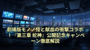 劇場版モノノ怪と献血の衝撃コラボ！『第三章 蛇神』公開記念キャンペーン徹底解説