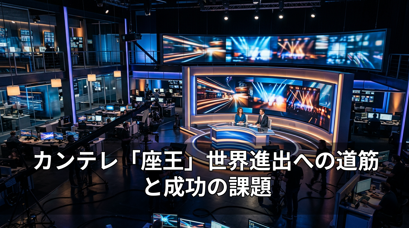 カンテレ「座王」世界進出への道筋と成功の課題