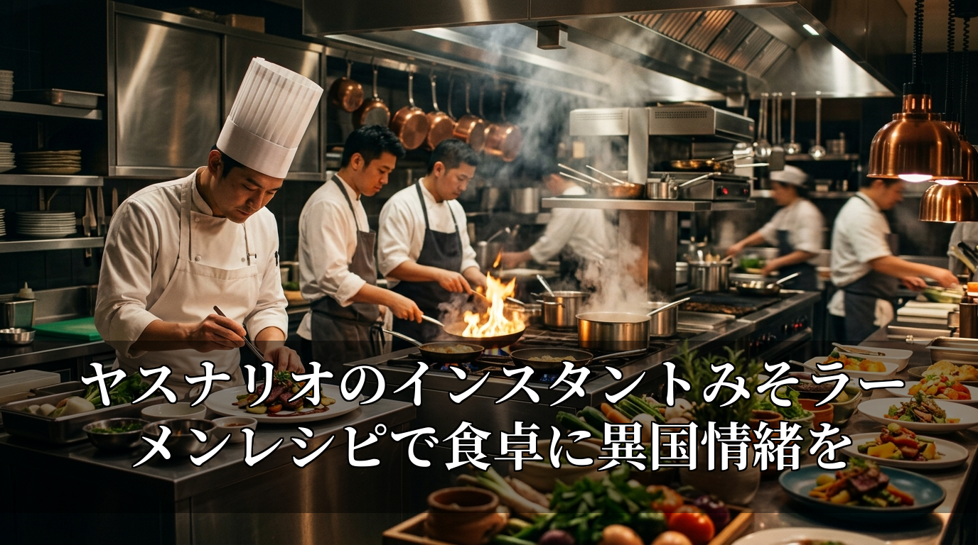 ヤスナリオのインスタントみそラーメンレシピで食卓に異国情緒を