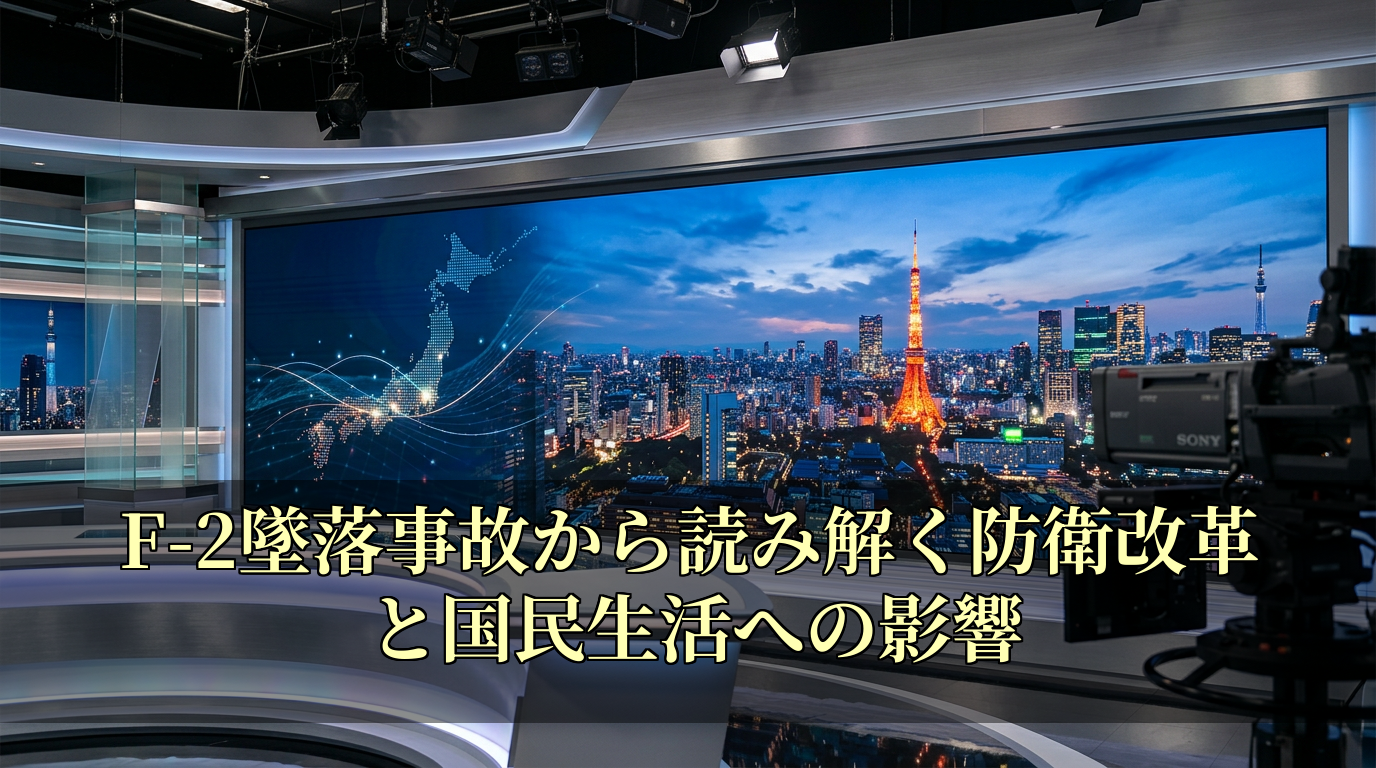 F-2墜落事故から読み解く防衛改革と国民生活への影響