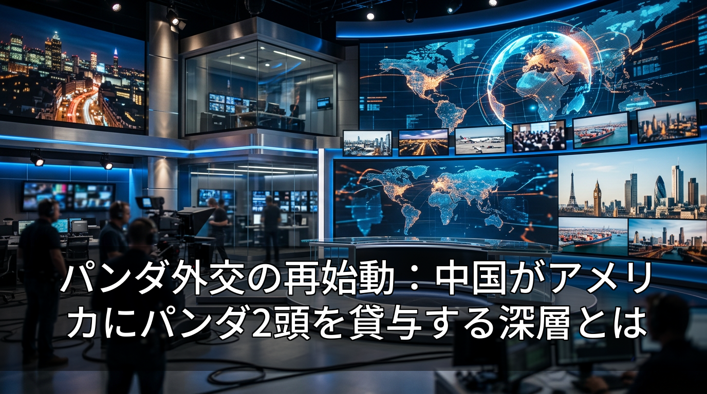 パンダ外交の再始動：中国がアメリカにパンダ2頭を貸与する深層とは
