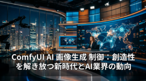 ComfyUI AI 画像生成 制御：創造性を解き放つ新時代とAI業界の動向