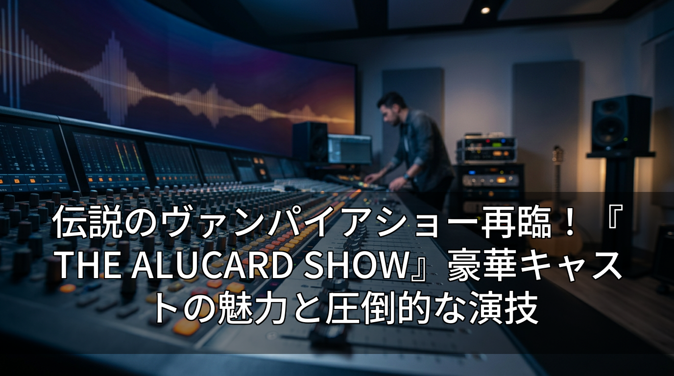 伝説のヴァンパイアショー再臨！『THE ALUCARD SHOW』豪華キャストの魅力と圧倒的な演技