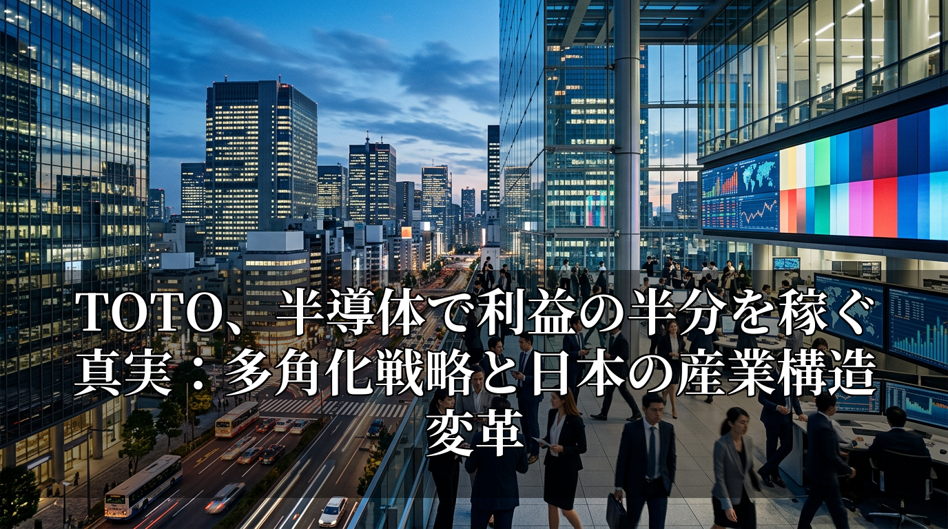 TOTO、半導体で利益の半分を稼ぐ真実：多角化戦略と日本の産業構造変革