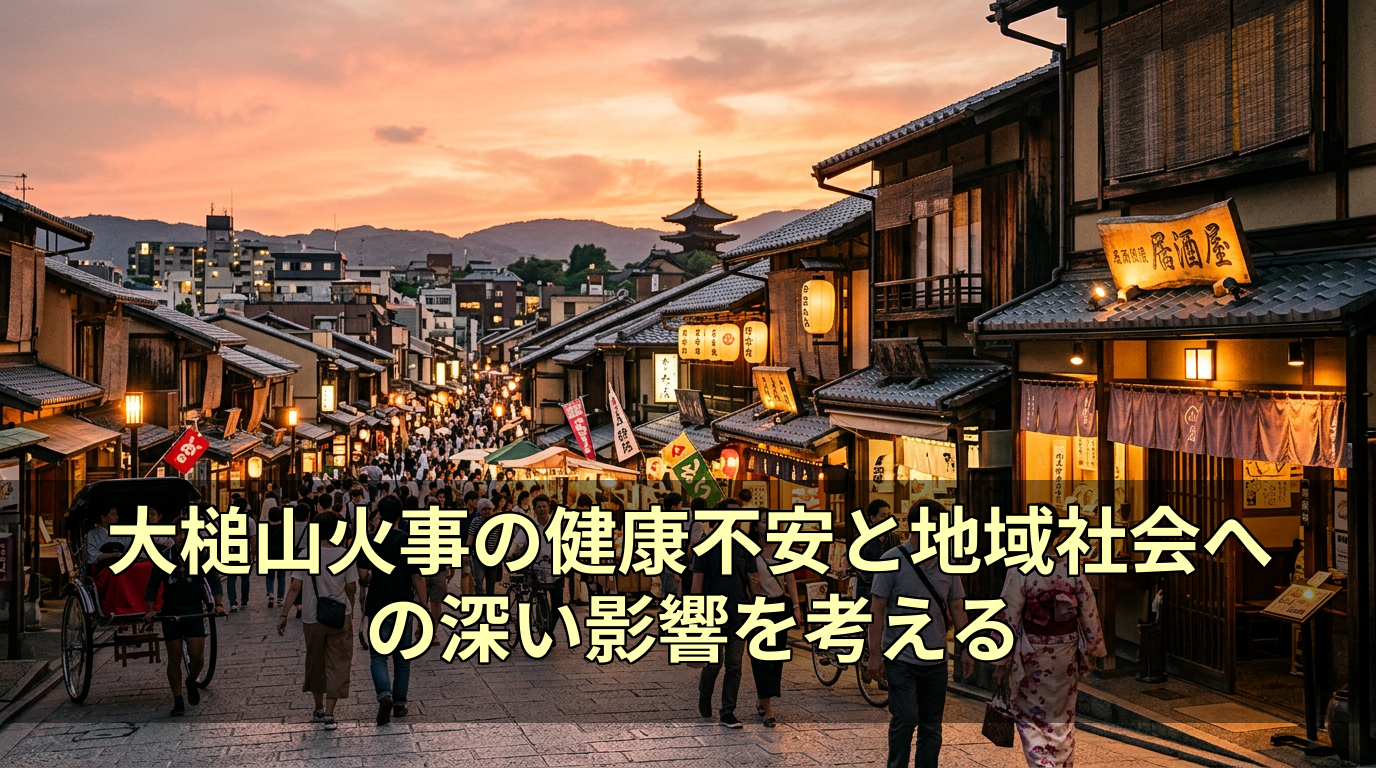 大槌山火事の健康不安と地域社会への深い影響を考える