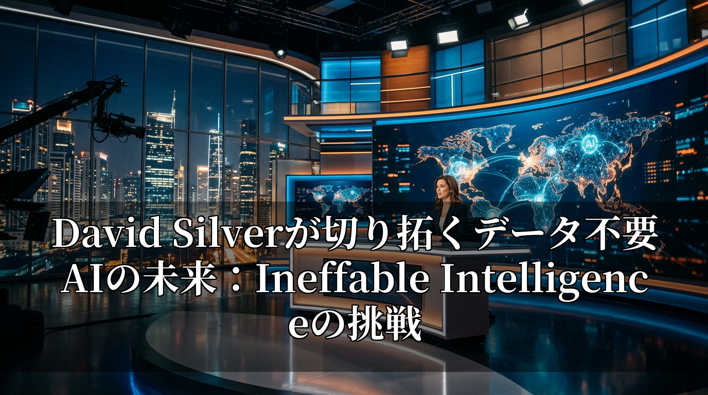 David Silverが切り拓くデータ不要AIの未来：Ineffable Intelligenceの挑戦