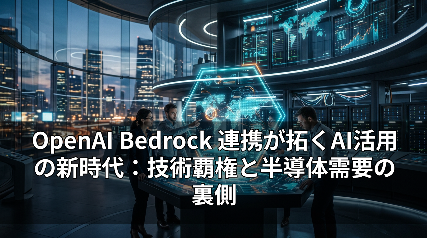 OpenAI Bedrock 連携が拓くAI活用の新時代：技術覇権と半導体需要の裏側