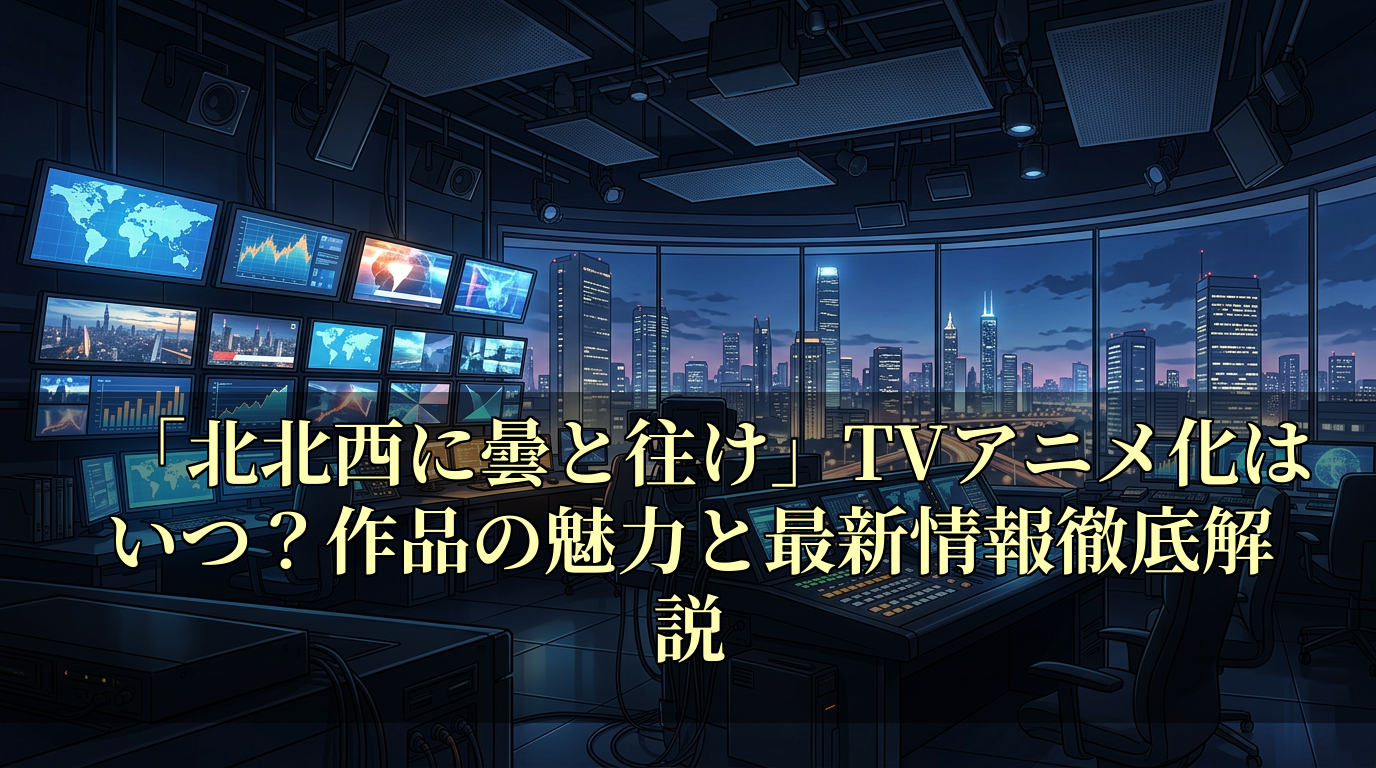 「北北西に曇と往け」TVアニメ化はいつ？作品の魅力と最新情報徹底解説
