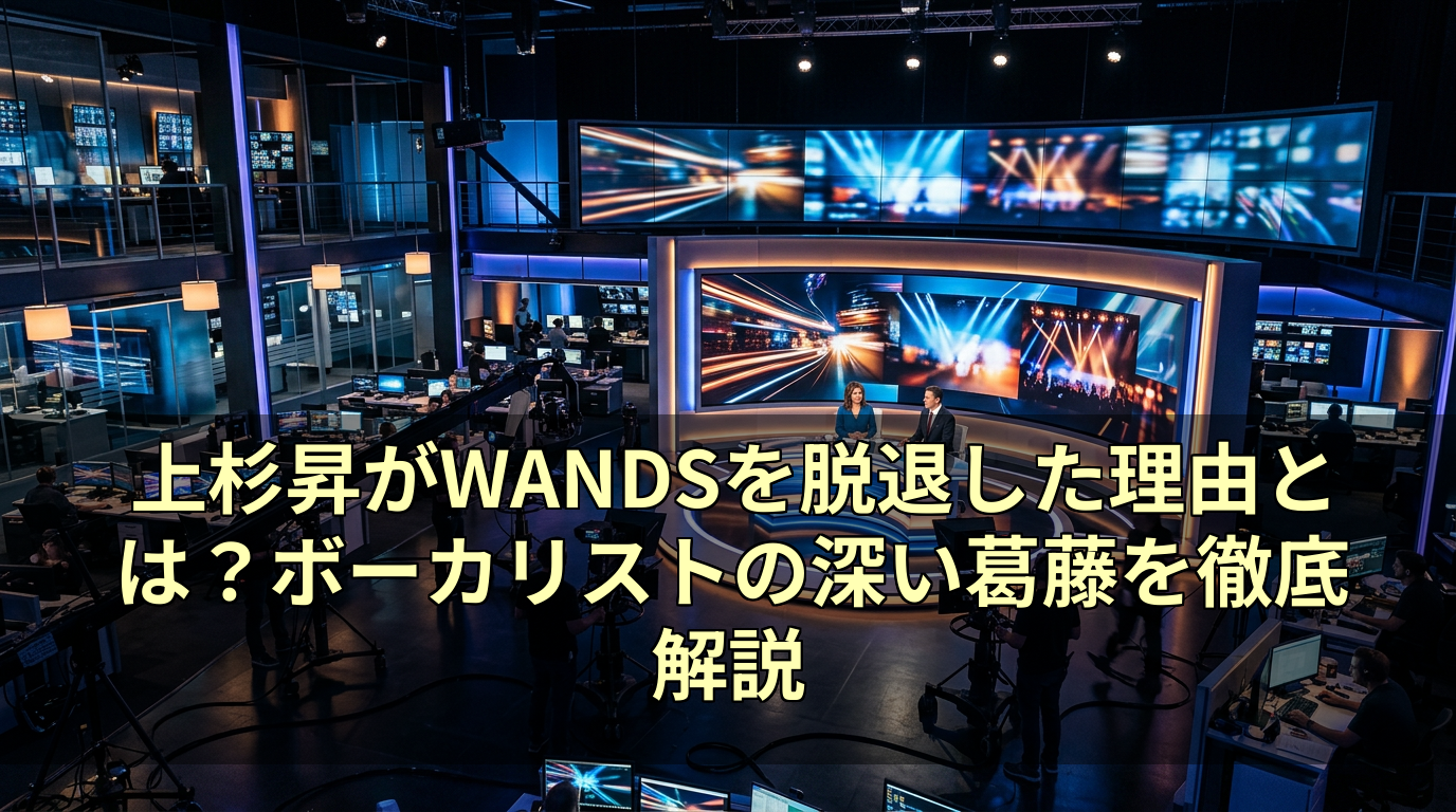上杉昇がWANDSを脱退した理由とは？ボーカリストの深い葛藤を徹底解説