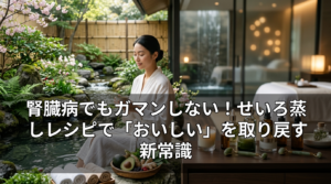 腎臓病でもガマンしない！せいろ蒸しレシピで「おいしい」を取り戻す新常識