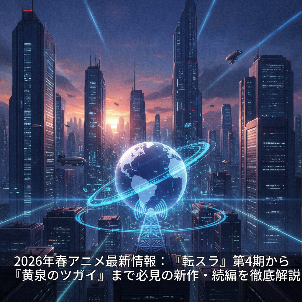 2026年春アニメ最新情報：『転スラ』第4期から『黄泉のツガイ』まで必見の新作・続編を徹底解説