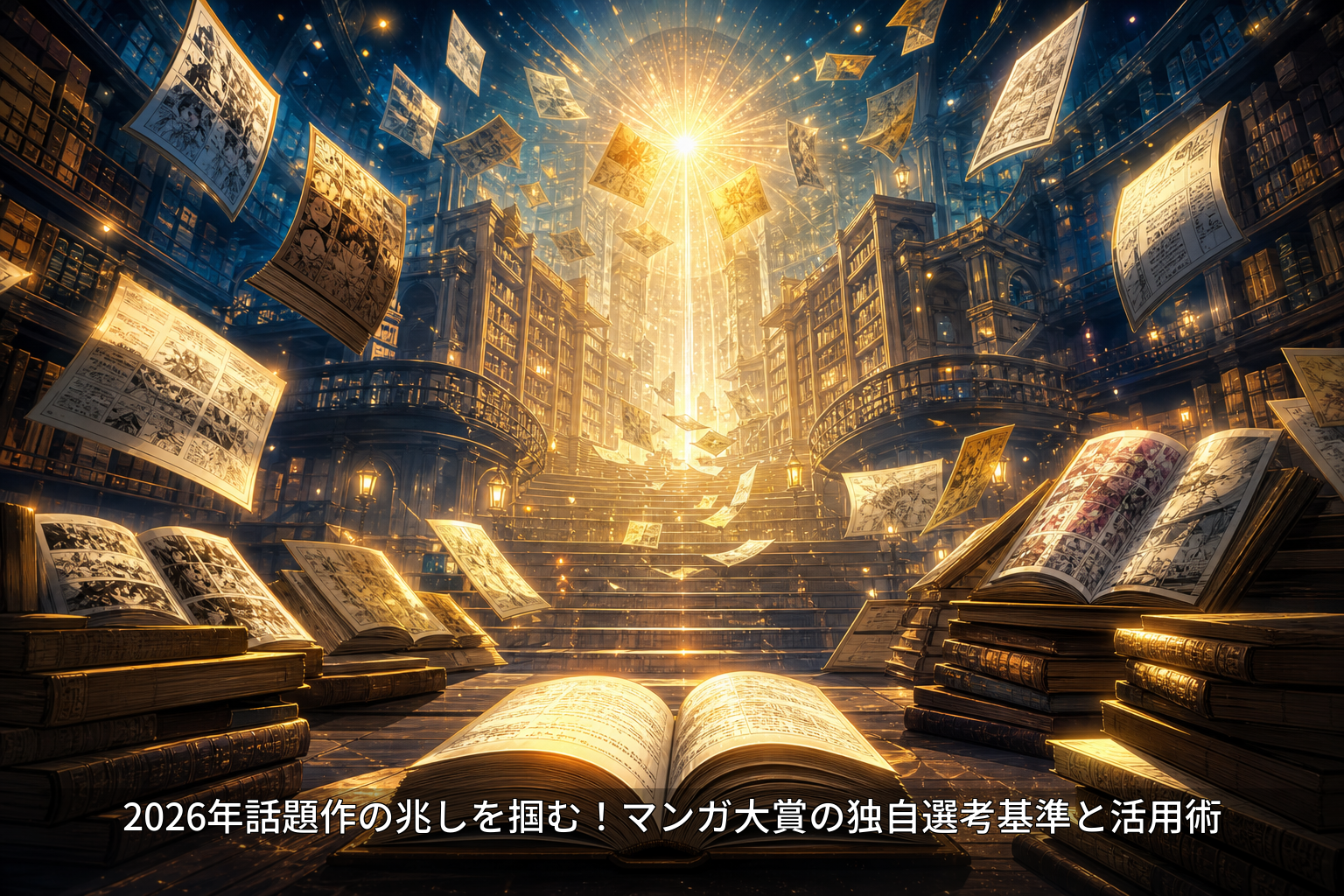2026年話題作の兆しを掴む！マンガ大賞の独自選考基準と活用術