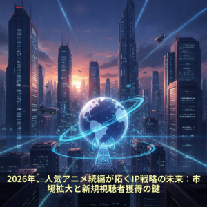 2026年、人気アニメ続編が拓くIP戦略の未来:市場拡大と新規視聴者獲得の鍵
