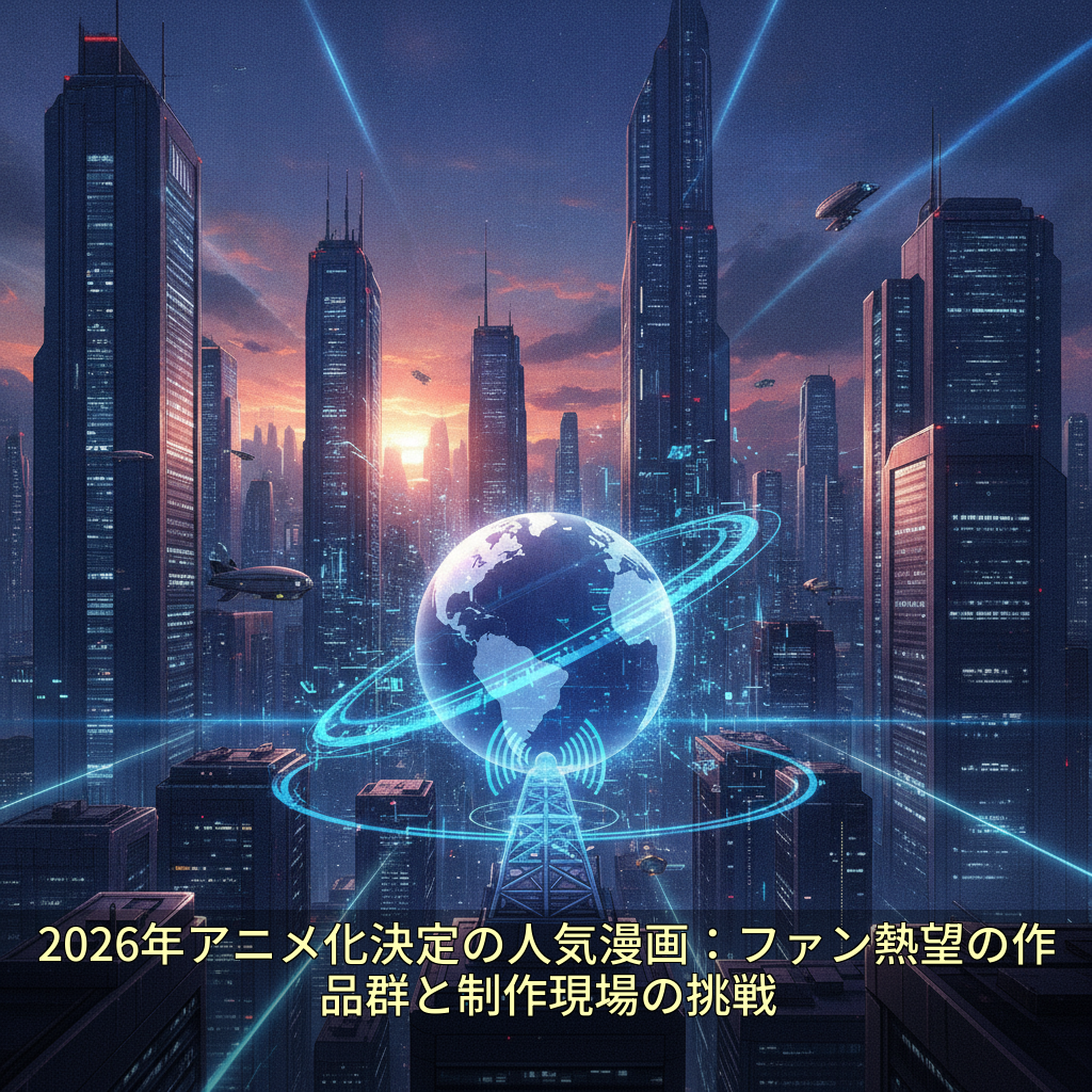 2026年アニメ化決定の人気漫画：ファン熱望の作品群と制作現場の挑戦
