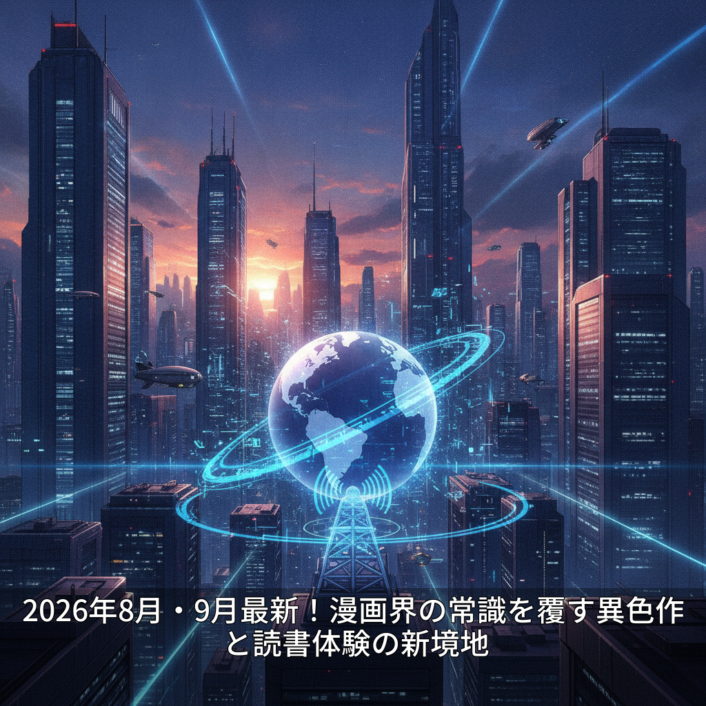 2026年8月・9月最新！漫画界の常識を覆す異色作と読書体験の新境地
