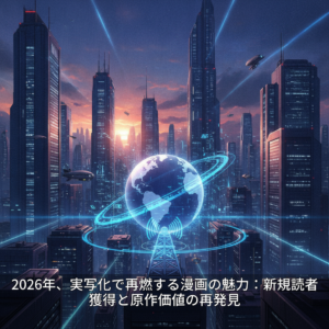 2026年、実写化で再燃する漫画の魅力：新規読者獲得と原作価値の再発見