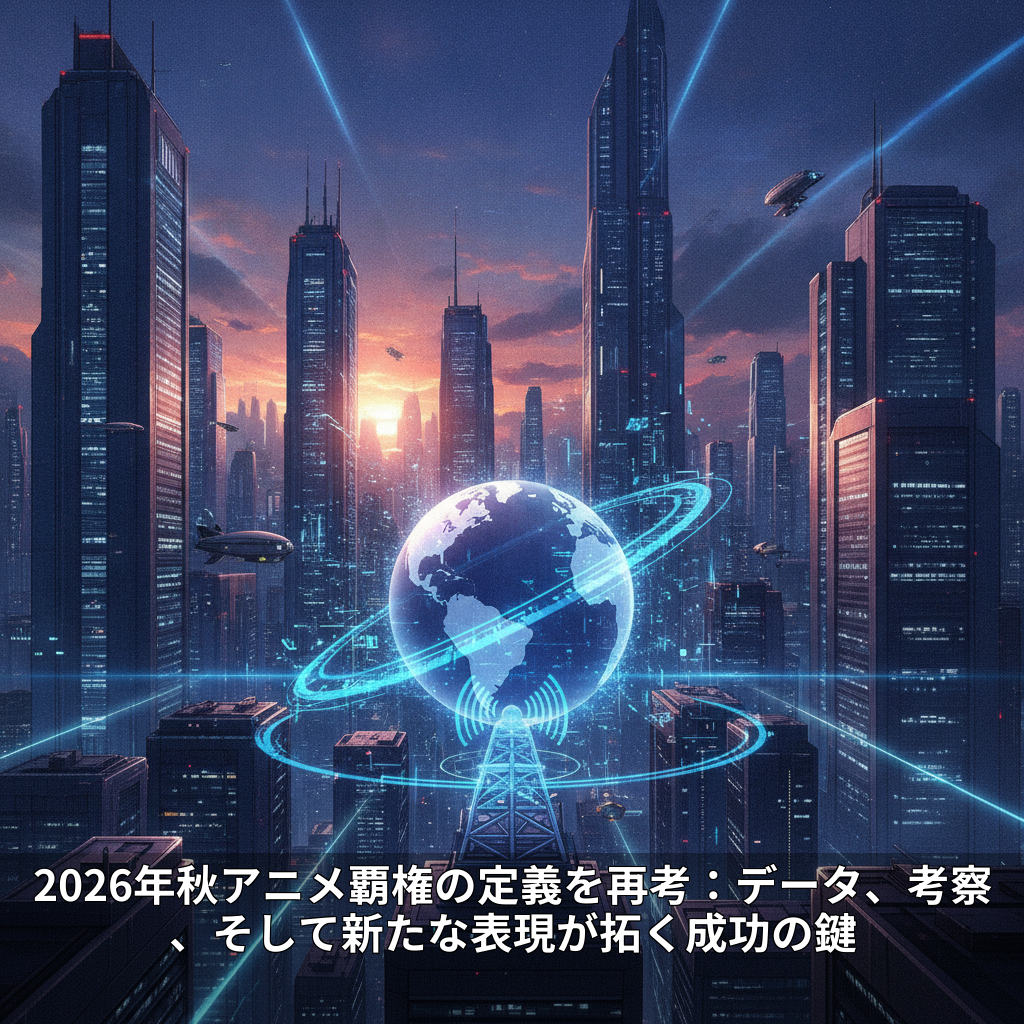 2026年秋アニメ覇権の定義を再考：データ、考察、そして新たな表現が拓く成功の鍵