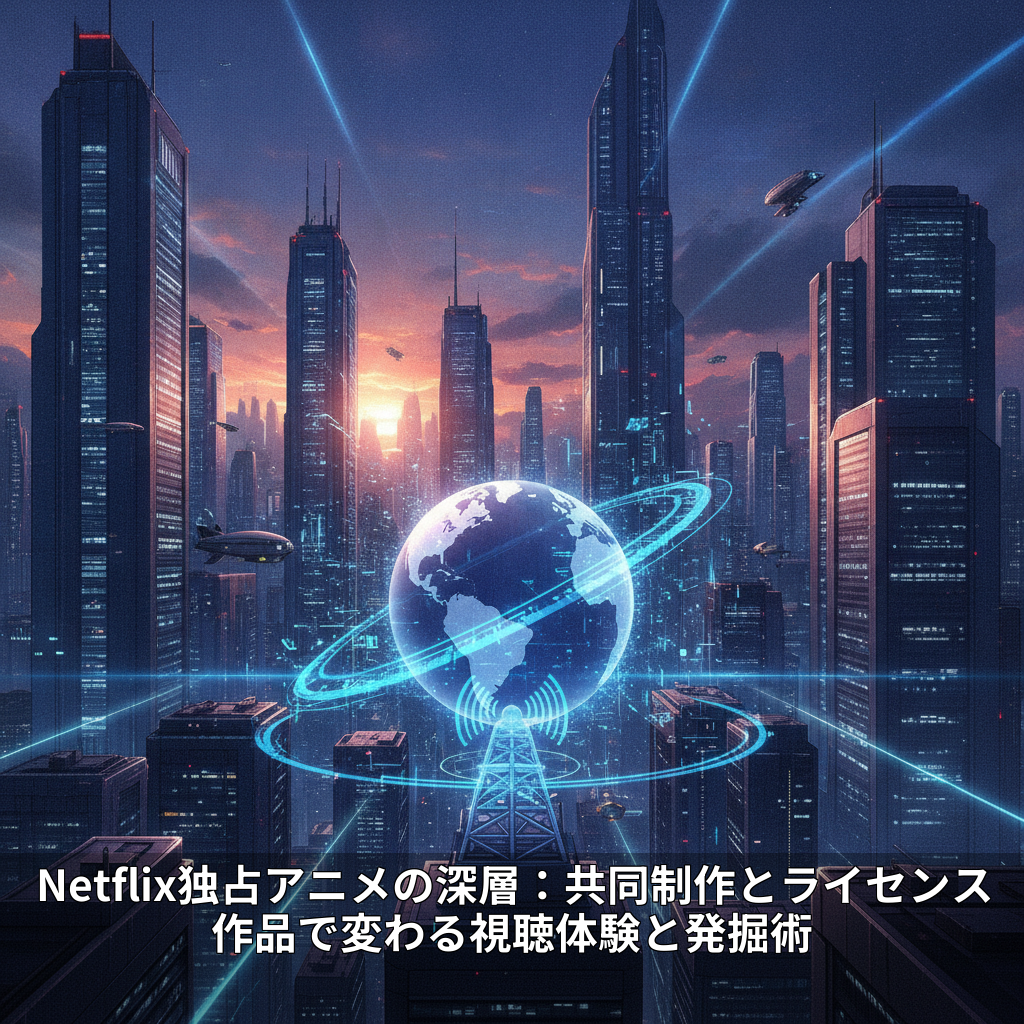 Netflix独占アニメの深層：共同制作とライセンス作品で変わる視聴体験と発掘術