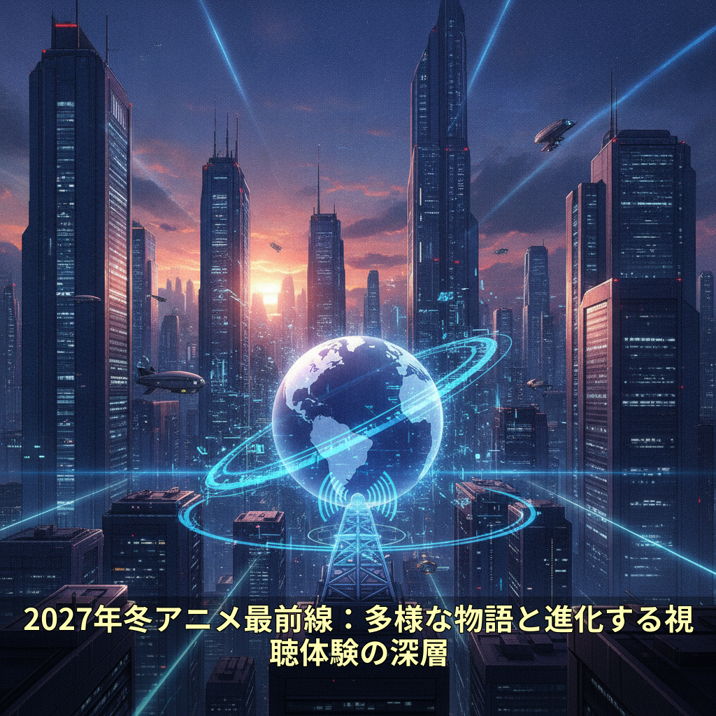 2027年冬アニメ最前線:多様な物語と進化する視聴体験の深層
