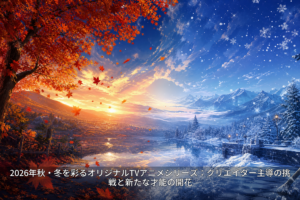 2026年秋・冬を彩るオリジナルTVアニメシリーズ：クリエイター主導の挑戦と新たな才能の開花