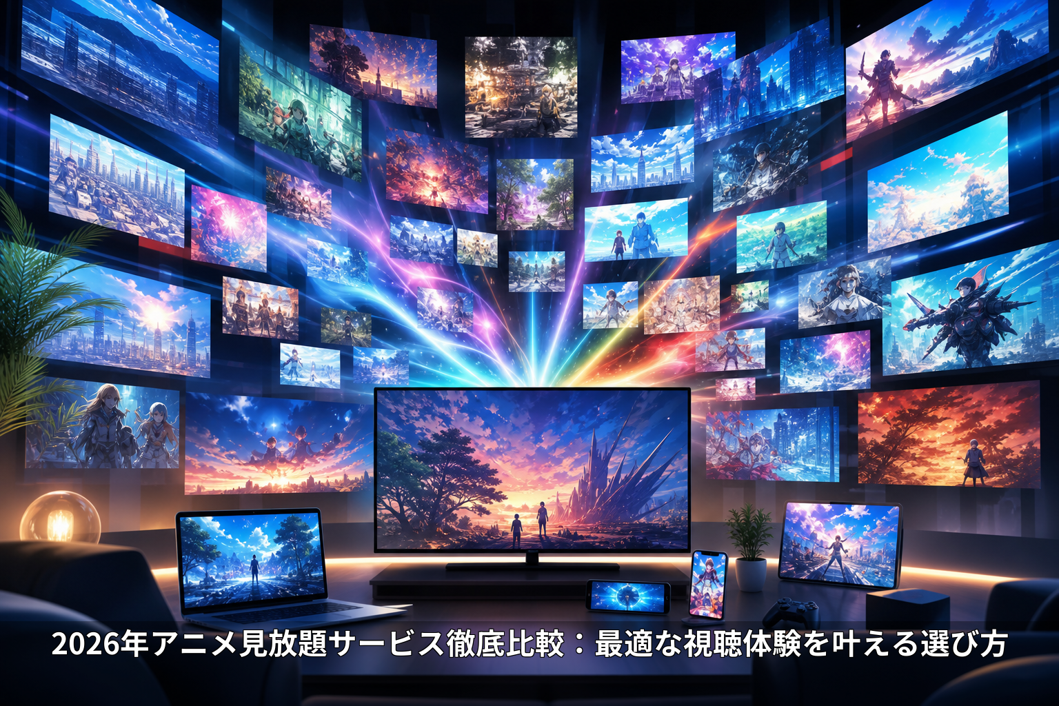 2026年アニメ見放題サービス徹底比較：最適な視聴体験を叶える選び方