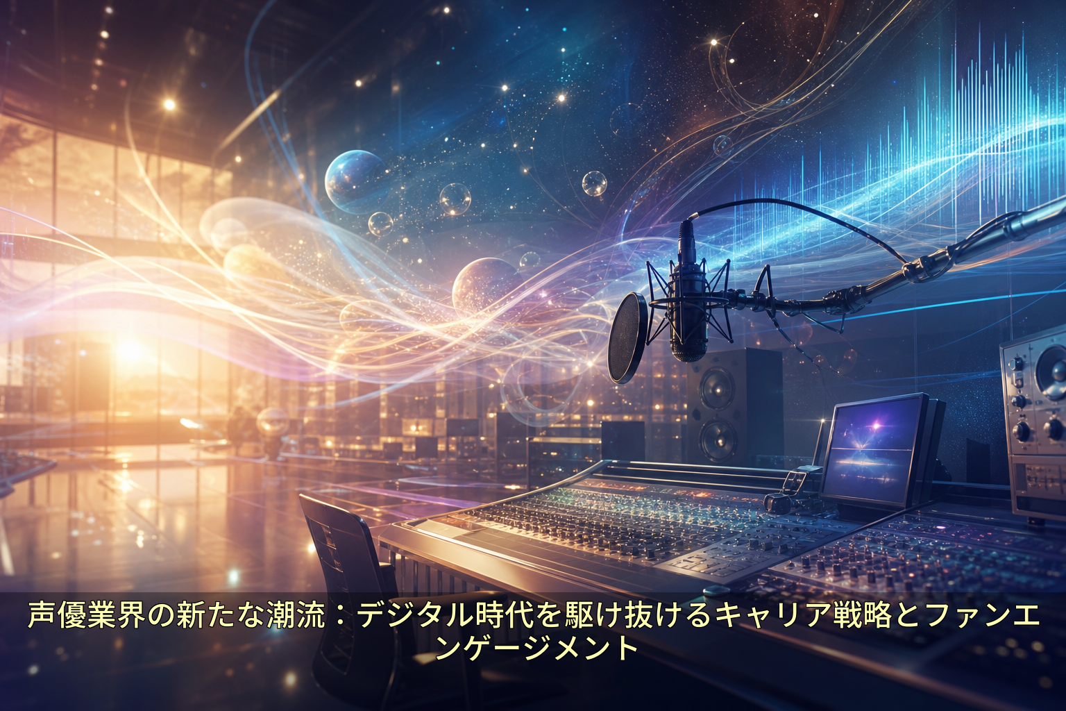 声優業界の新たな潮流：デジタル時代を駆け抜けるキャリア戦略とファンエンゲージメント