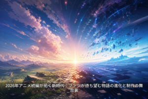 2026年アニメ続編が拓く新時代：ファンが待ち望む物語の進化と制作の舞台裏