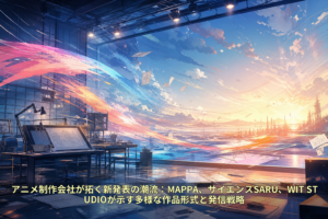 アニメ制作会社が拓く新発表の潮流：MAPPA、サイエンスSARU、WIT STUDIOが示す多様な作品形式と発信戦略