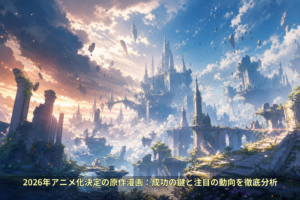 2026年アニメ化決定の原作漫画：成功の鍵と注目の動向を徹底分析