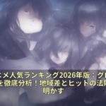 海外アニメ人気ランキング2026年版：グローバルデータを徹底分析！地域差とヒットの法則を解き明かす