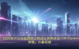 2026年アニメ主題歌：物語と共鳴する「サウンド体験」の最前線