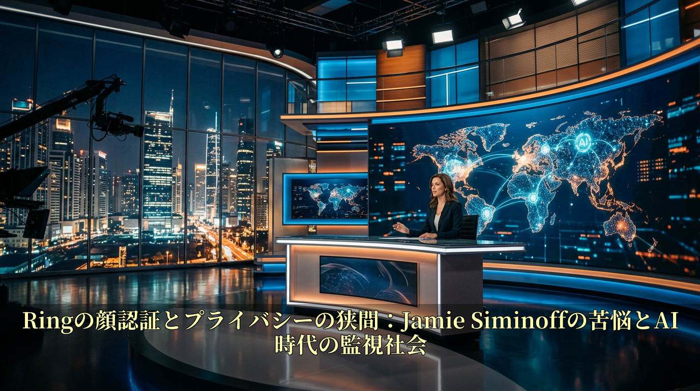 Ringの顔認証とプライバシーの狭間：Jamie Siminoffの苦悩とAI時代の監視社会