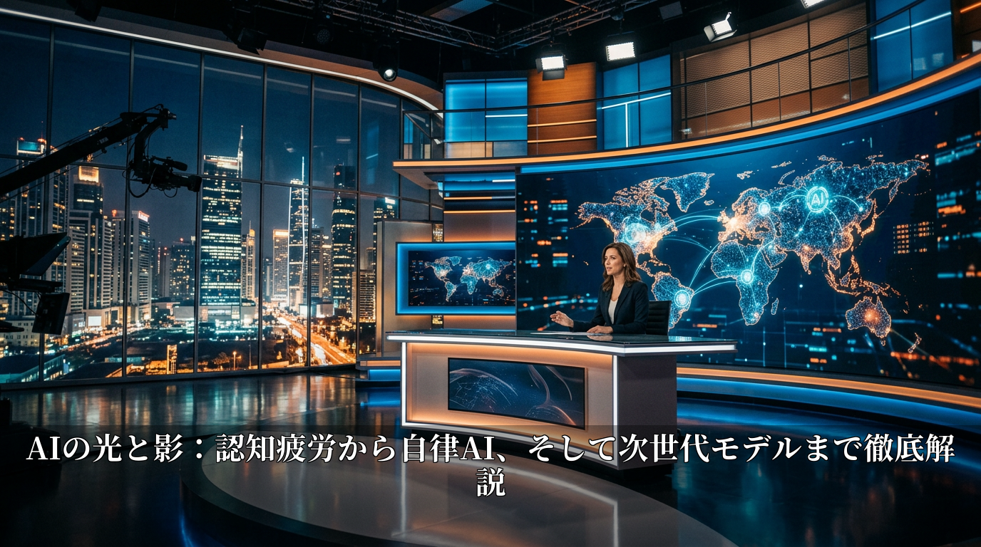 AIの光と影：認知疲労から自律AI、そして次世代モデルまで徹底解説