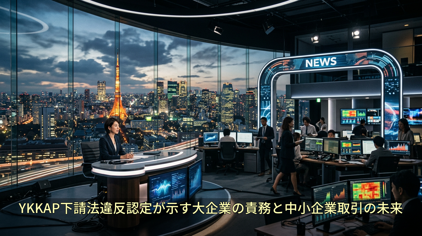 YKKAP下請法違反認定が示す大企業の責務と中小企業取引の未来