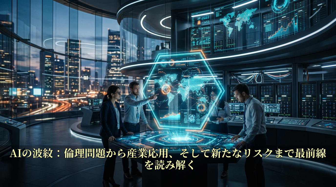 AIの波紋：倫理問題から産業応用、そして新たなリスクまで最前線を読み解く