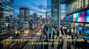 AI時代の経営変革と地政学リスク：日本型経営、中国の原油戦略、企業のAI投資動向を深掘り