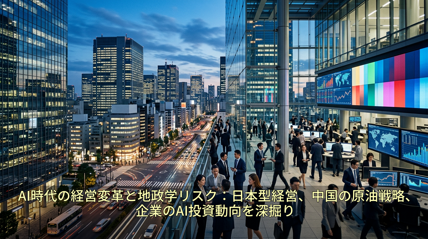 AI時代の経営変革と地政学リスク：日本型経営、中国の原油戦略、企業のAI投資動向を深掘り