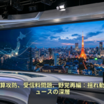 政治倫理、予算攻防、受信料問題、野党再編：揺れ動く日本国内ニュースの深層