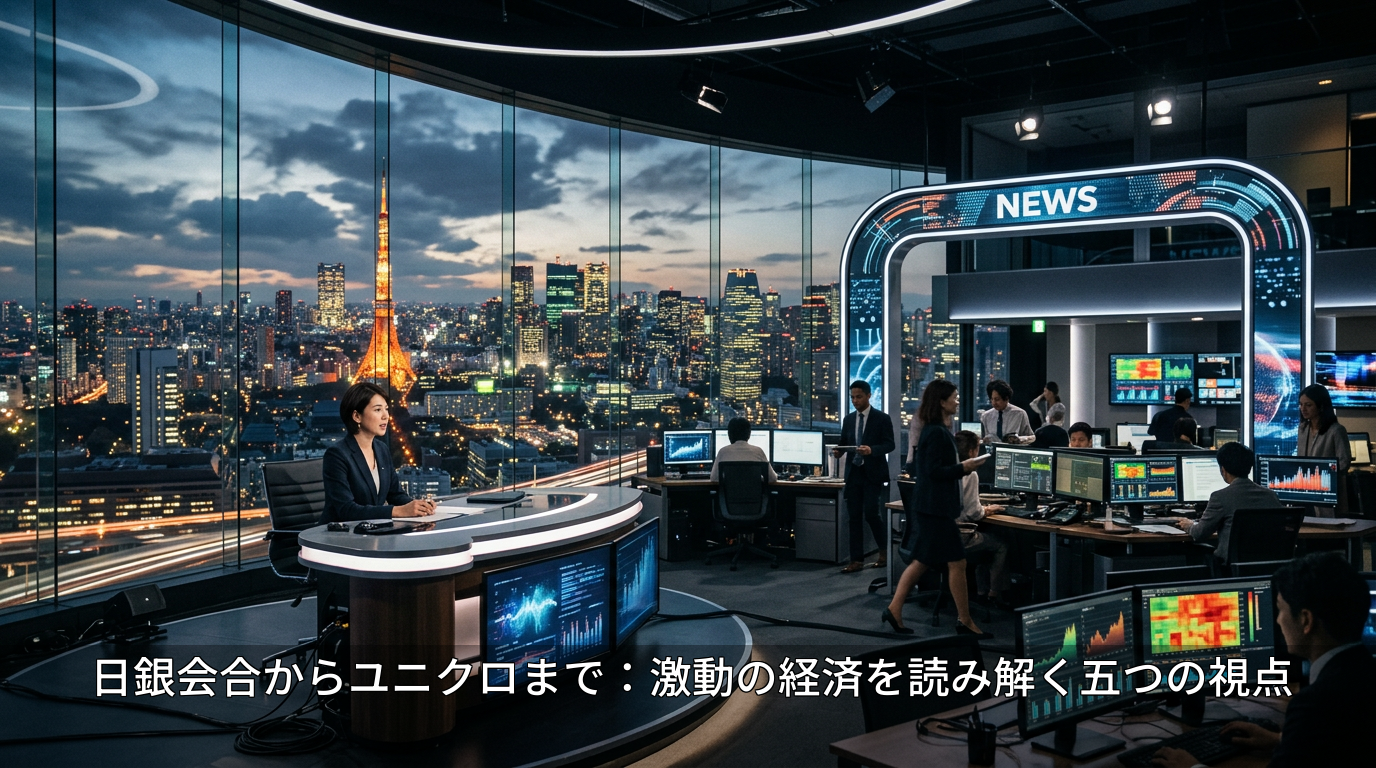 日銀会合からユニクロまで：激動の経済を読み解く五つの視点